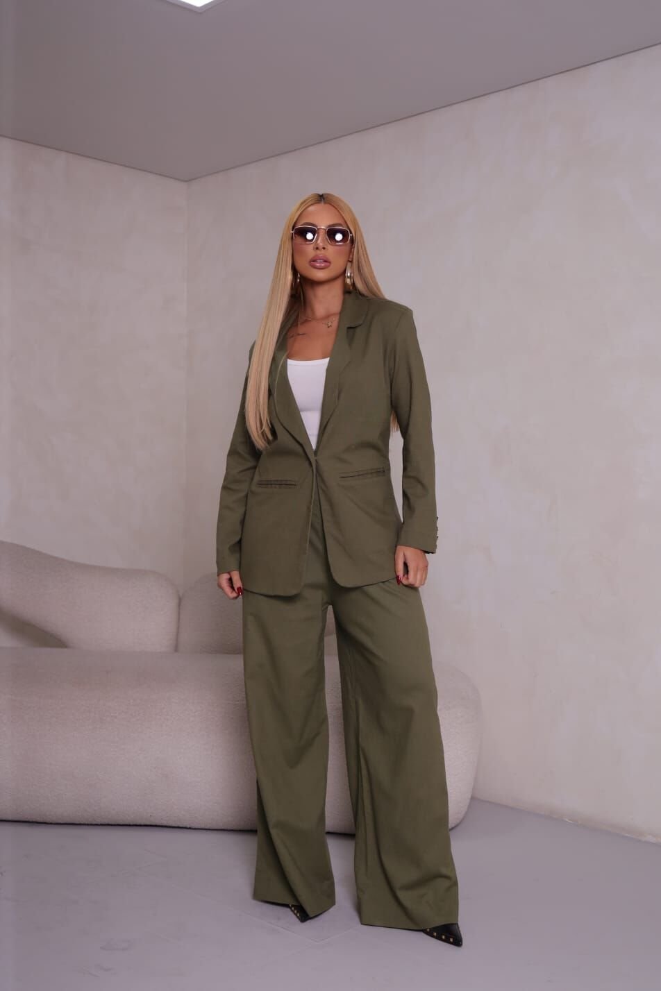 Conjunto Calça com Blazer Ariane